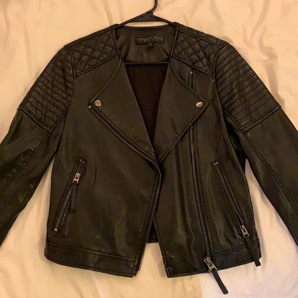 Topshop Leather Jacket